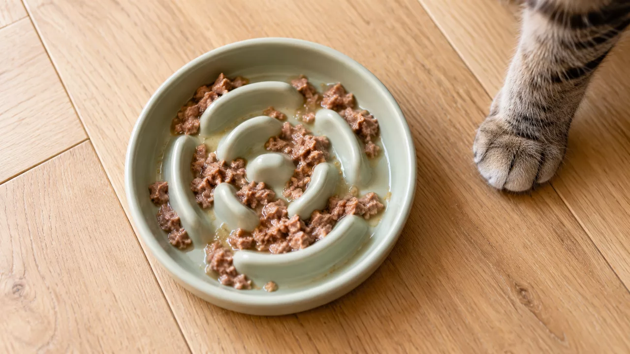 Slow Feeder Cat Bowls: Do Cats Need Them Too? — illustration 1