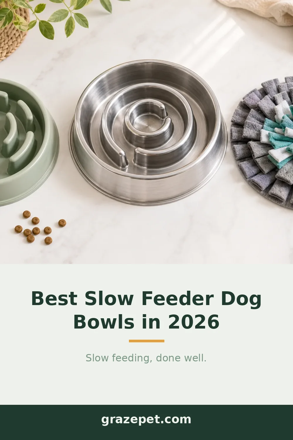 Best Slow Feeder Dog Bowls in 2026 (Compared) — save on Pinterest