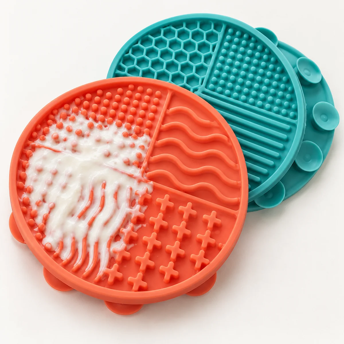 Lick Mat for Dogs (2-Pack, Suction Cups)