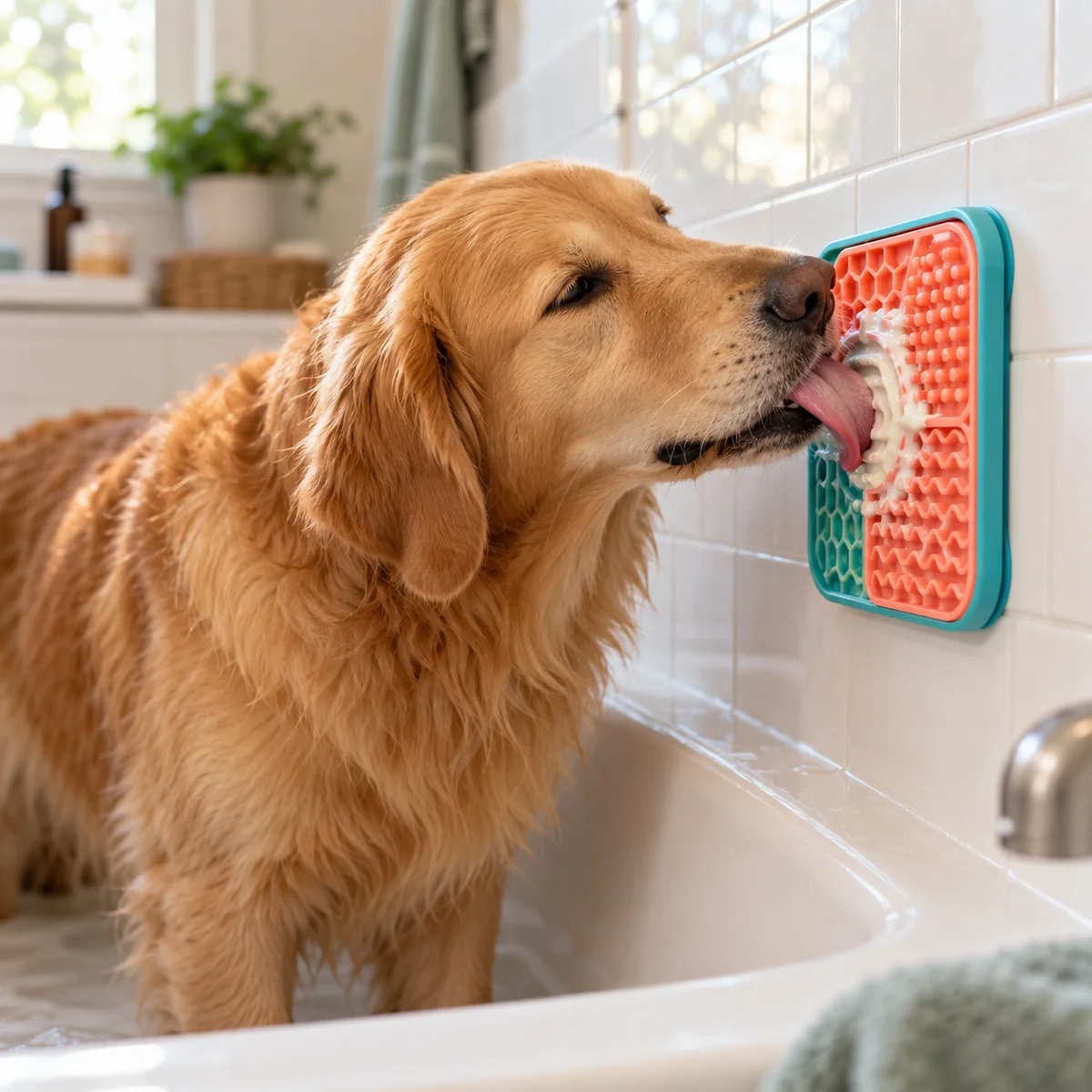 Lick Mat for Dogs (2-Pack, Suction Cups) — view 2